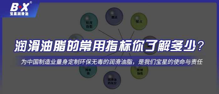 潤滑油脂的常用指標(biāo)你了解多少？